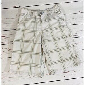 Tony Hawk Boys Swim Shorts Sz 14 Pockets Long Travel Summer Vacation Pool Plaid